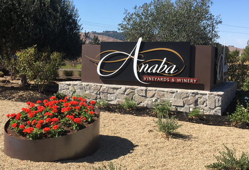 Anaba winery Sonoma